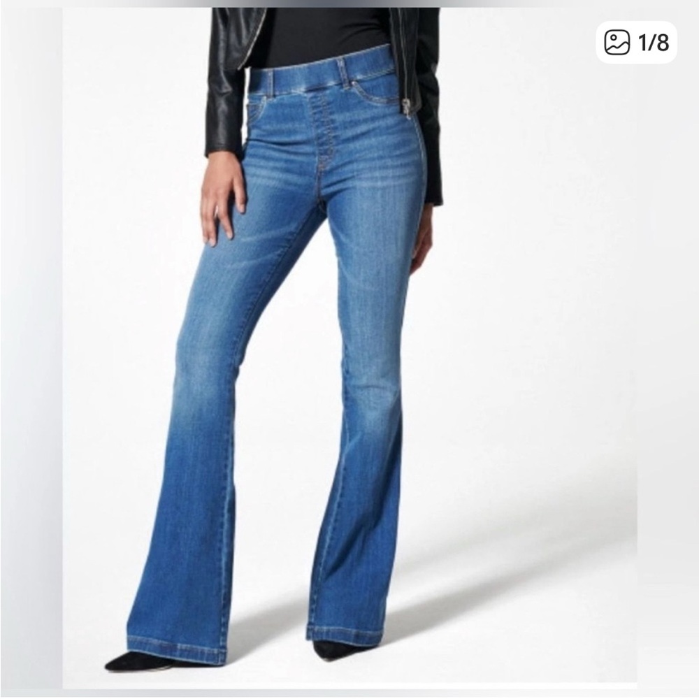 SPANX Classic Blue Flare Jeans